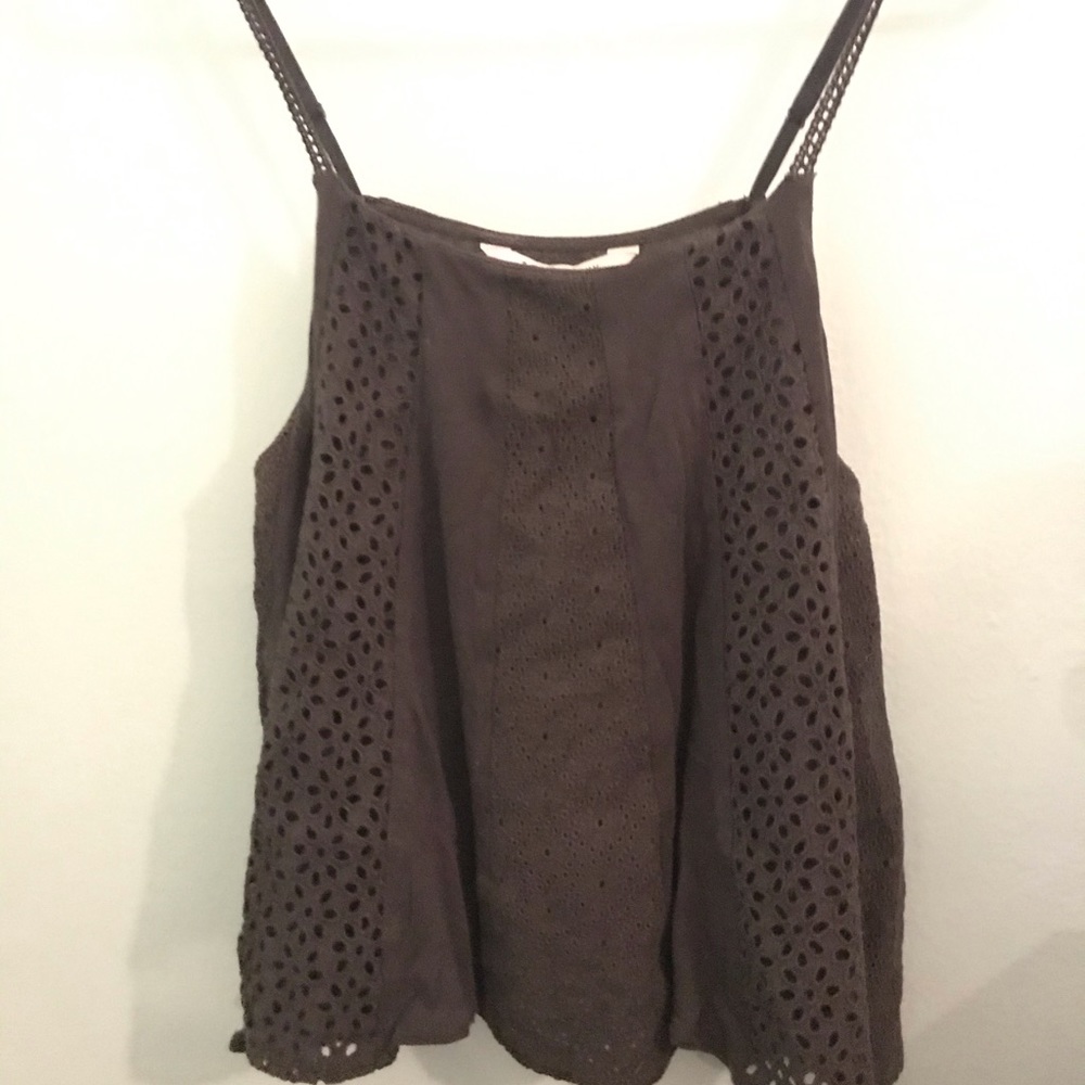 American Eagle Soft & Sexy Tank Top- Flower Detail